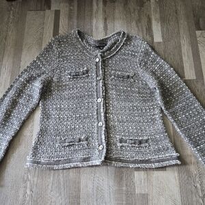 Proportion Petite Conrad C Tweed Style Cardigan